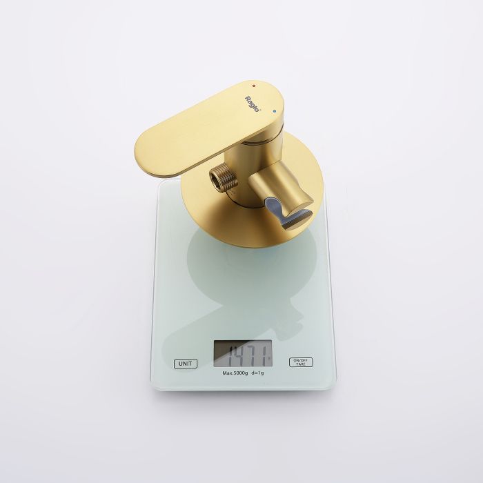 Смеситель с гигиеническим душем Raglo золотой сатин R10.52.03