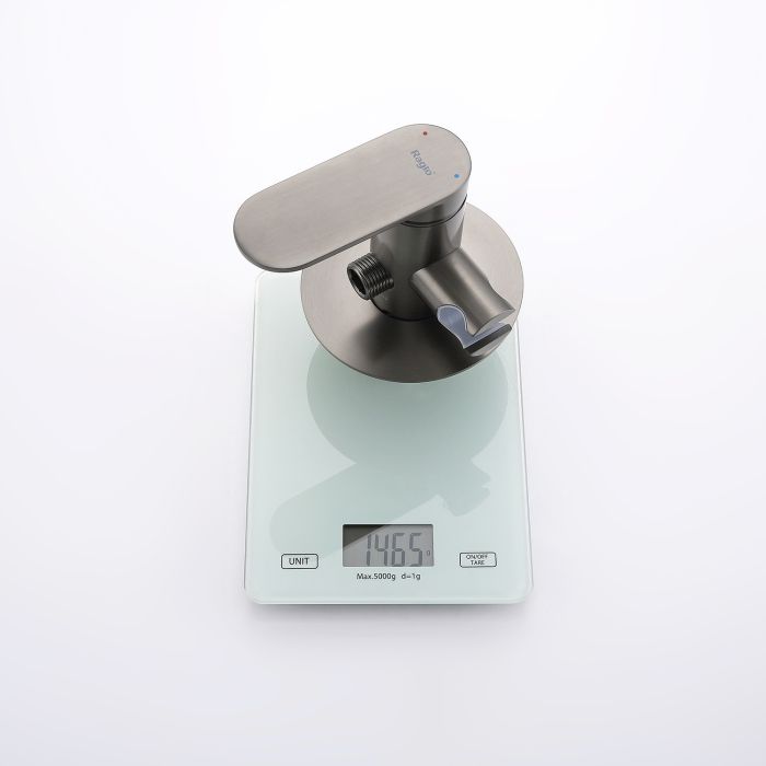 Смеситель с гигиеническим душем Raglo оружейная сталь R10.52.09