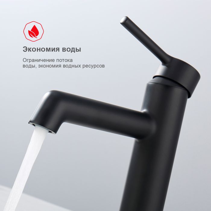 Смеситель для раковины Raglo черный R20.10.06