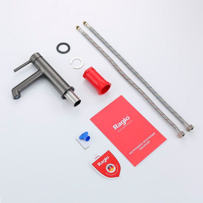 Смеситель для раковины Raglo графит R20.10.09