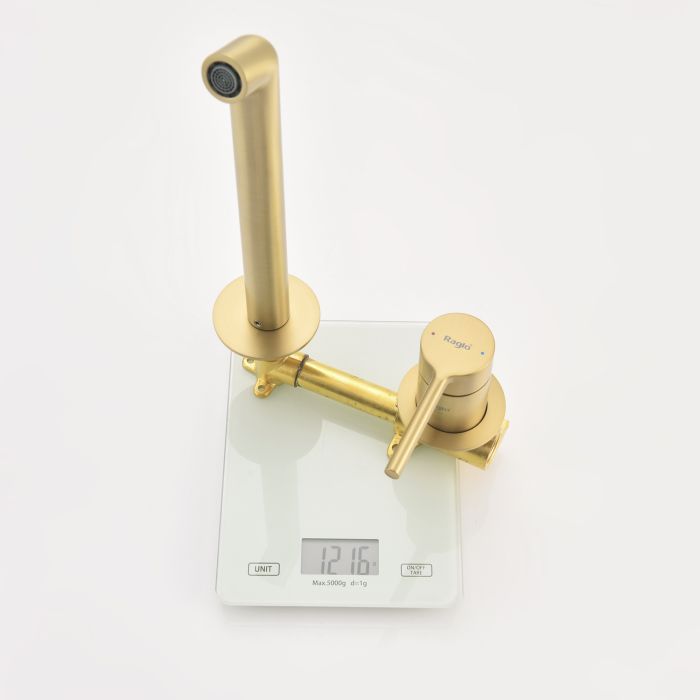 Встраиваемый смеситель для раковины Raglo сатин золотой R20.11.03