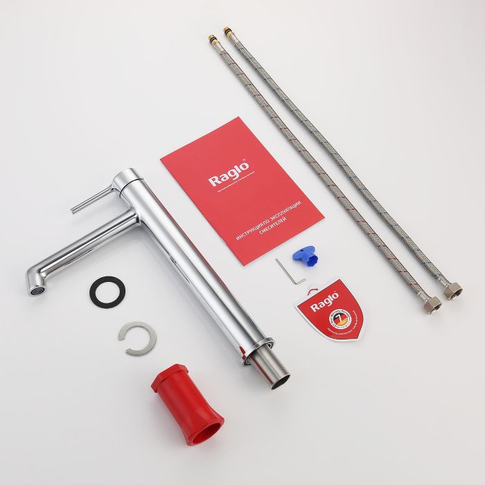 Смеситель для раковины высокий Raglo хром R20.15