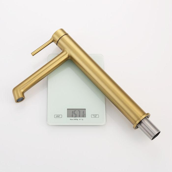 Смеситель для раковины высокий Raglo сатин золото R20.15.03