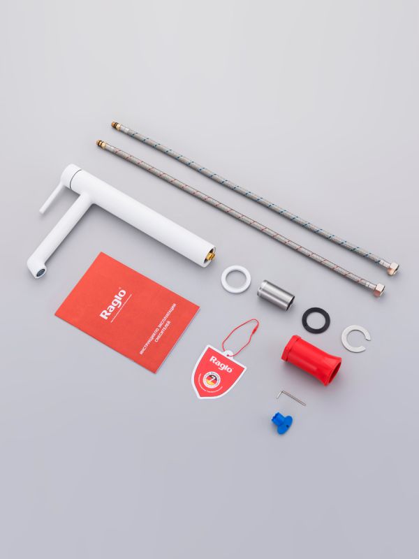 Смеситель для раковины Raglo белый R20.15.08