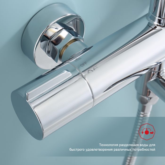 Душевая система Raglo хром R20.24