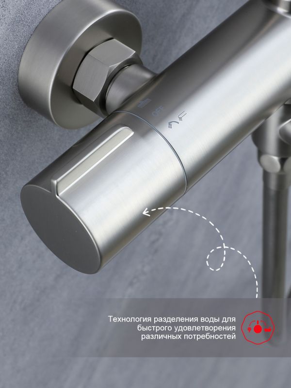 Душевая система Raglo сатин R20.24.05