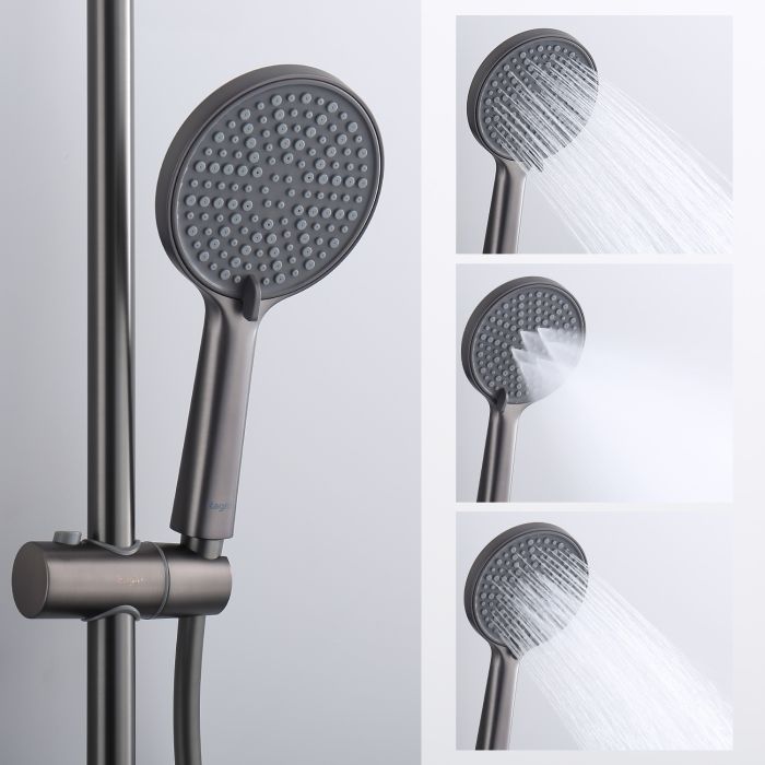 Душевая система Raglo графит R20.24.09