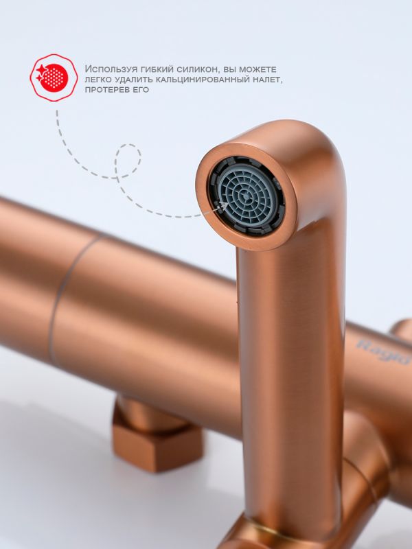 Душевая система Raglo матовая медь R20.24.33