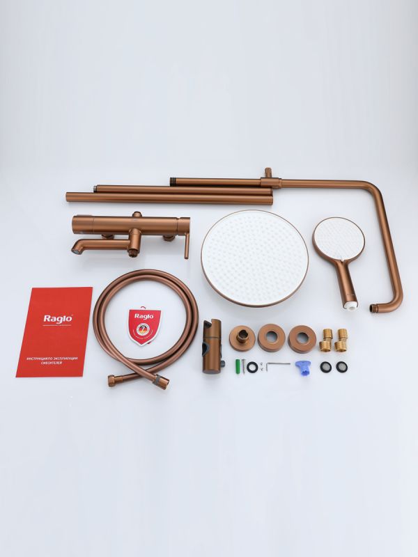 Душевая система Raglo матовая медь R20.24.33