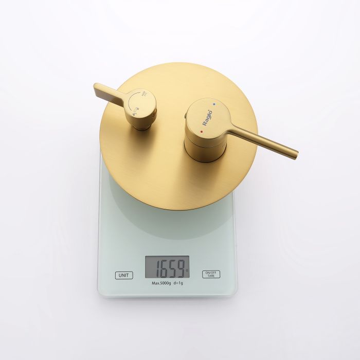 Встраиваемый смеситель для ванны с 3-функциями Raglo сатин золотой R20.27.03