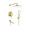 Встраиваемый смеситель для ванны с 3-функциями Raglo сатин золотой R20.27.03