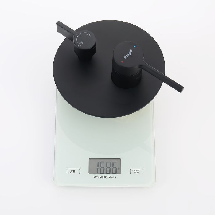 Встраиваемый смеситель для ванны с 3-функциями Raglo черный R20.27.06