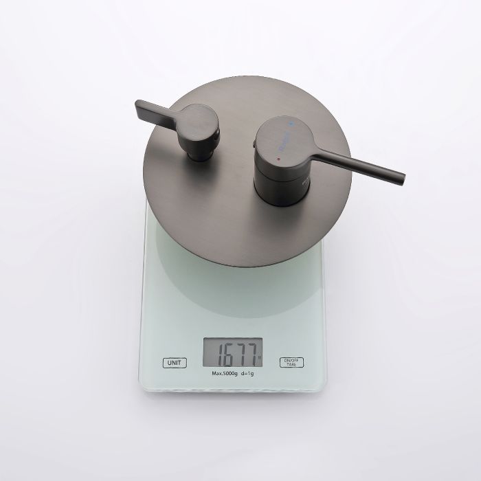 Встраиваемый смеситель для ванны с 3-функциями Raglo оружейная сталь R20.27.09