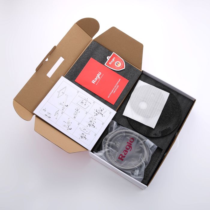 Встраиваемый смеситель для ванны с 3-функциями Raglo оружейная сталь R20.27.09