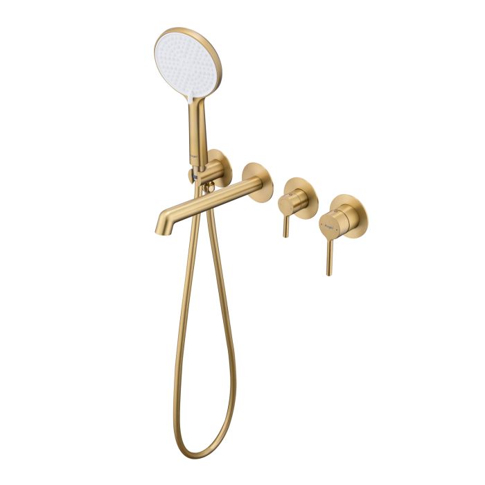 Смеситель для ванны встраиваемый Raglo золотой сатин R20.32.03