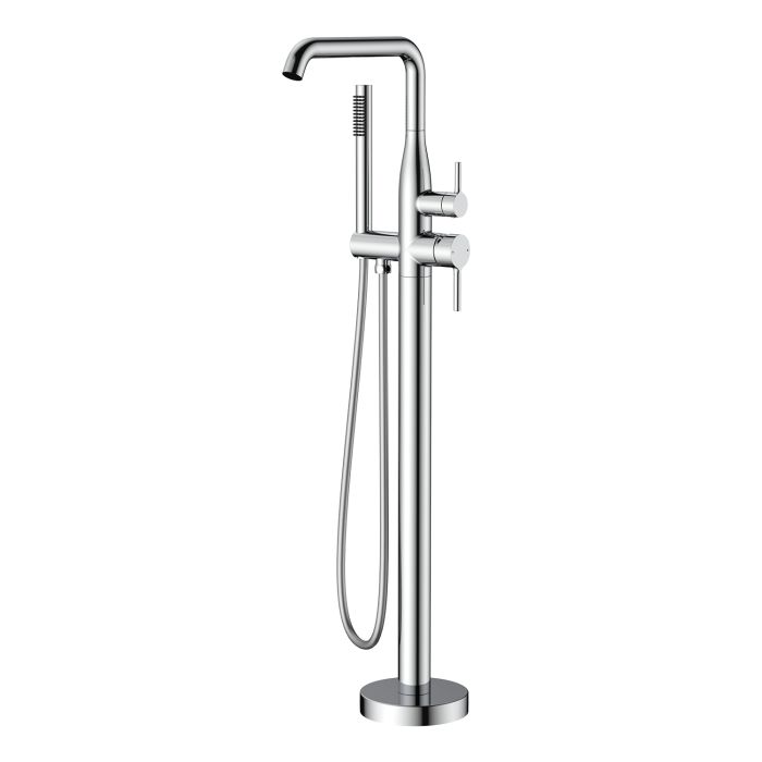 Смеситель для ванны напольный Raglo хром R20.33