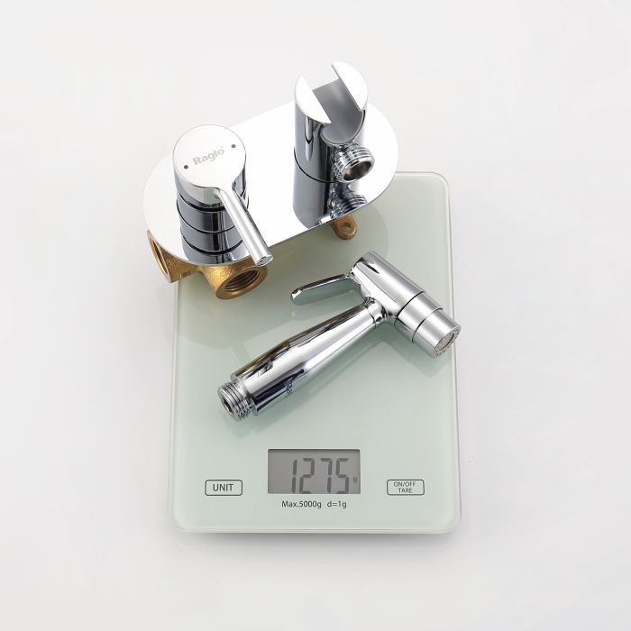 Смеситель с гигиеническим душем встраиваемый Raglo хром R20.52