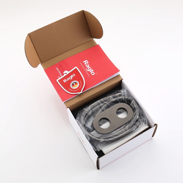 Смеситель с гигиеническим душем встраиваемый Raglo графит R20.52.09