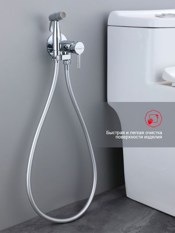 Смеситель с гигиеническим душем Raglo хром R20.54