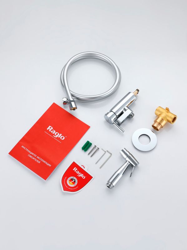 Смеситель с гигиеническим душем Raglo хром R20.54