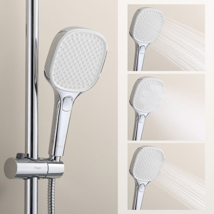 Душевая система с термостатом Raglo хром R22.26