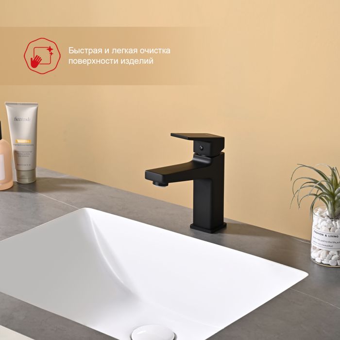 Смеситель для раковины Raglo черный R30.10.06