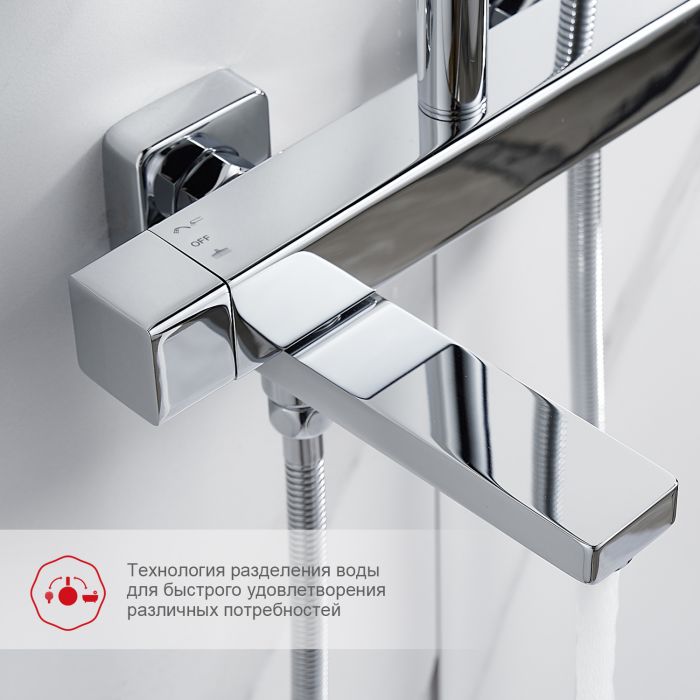 Душевая система Raglo хром R30.24