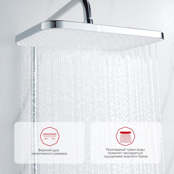 Душевая система Raglo хром R30.24