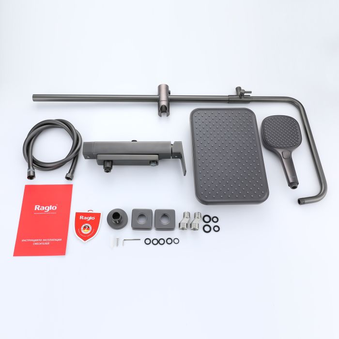 Душевая система Raglo графит R30.24.09