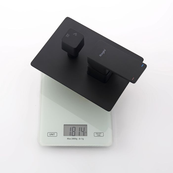 Встраиваемый смеситель для ванны с 3-функциями Raglo черный R30.27.06