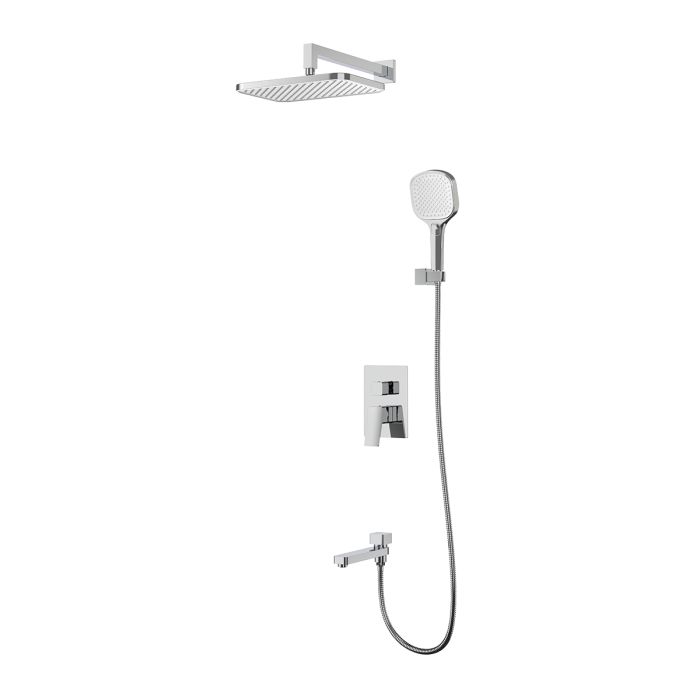 Встраиваемый смеситель для ванны с 3-функциями Raglo хром R30.27