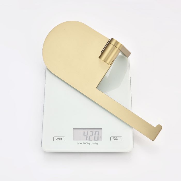 Бумагодержатель с полочкой для телефона Raglo сатин золото R300.03.03