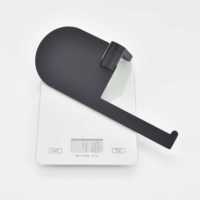 Бумагодержатель с полочкой для телефона Raglo черный R300.03.06