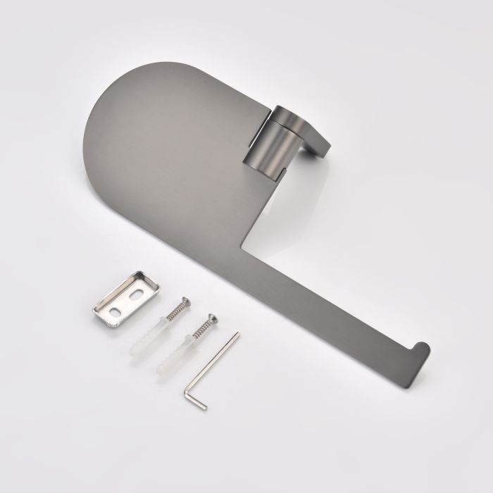 Бумагодержатель с полочкой для телефона Raglo графит R300.03.09