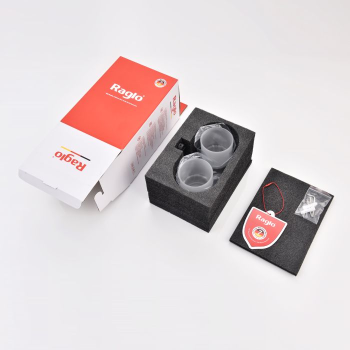 Держатель + 2 Стакана Raglo черный R300.08.06