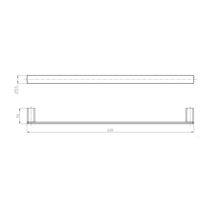 Полотенцедержатель Raglo хром R301.01