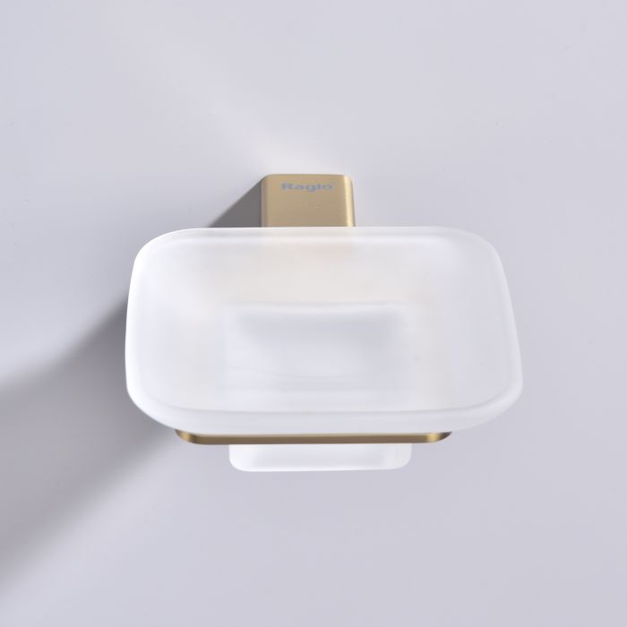 Держатель + Мыльница Raglo сатин золото R301.02.03