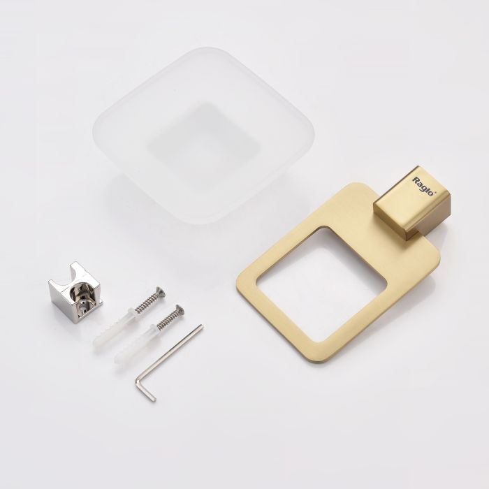 Держатель + Мыльница Raglo сатин золото R301.02.03