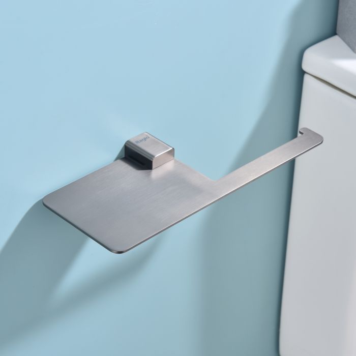 Бумагодержатель с полочкой для телефона Raglo графит R301.03.09