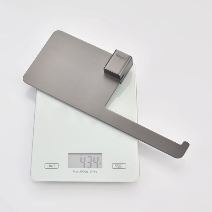 Бумагодержатель с полочкой для телефона Raglo графит R301.03.09