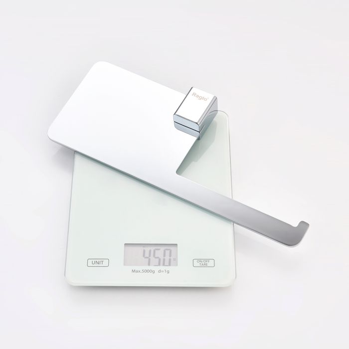 Бумагодержатель с полочкой для телефона Raglo хром R301.03