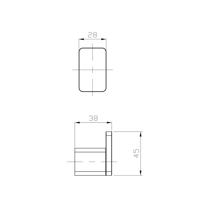 Крючок Raglo хром R301.05