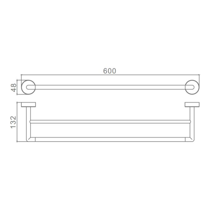 Полотенцедержатель Raglo матовая медь R320.09.33
