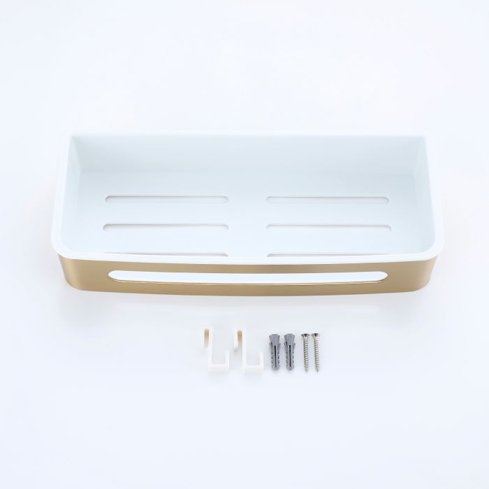 Полка для ванной комнаты  Raglo золотой сатин R340.02.03