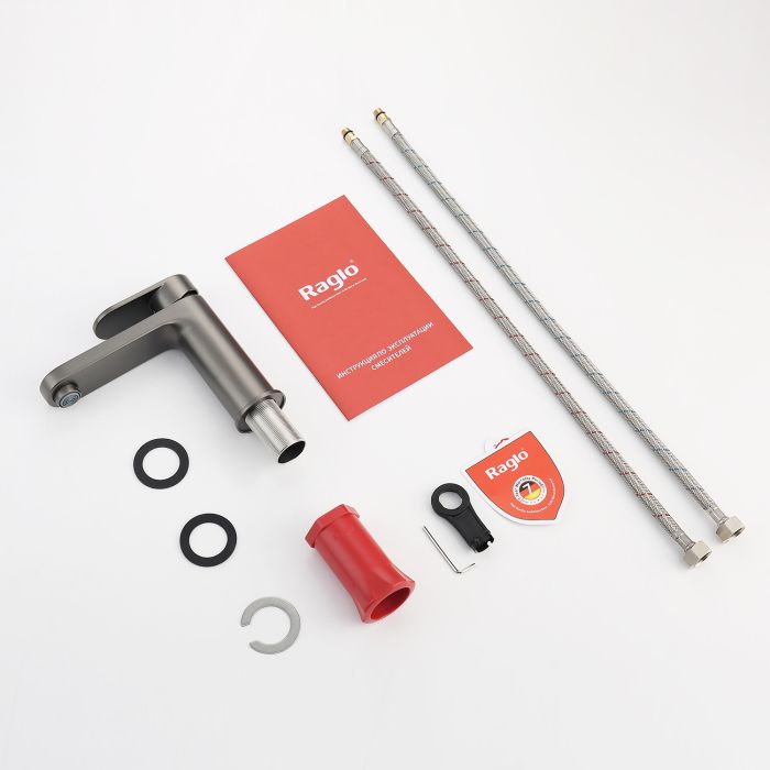 Смеситель для раковины Raglo графит R50.10.09