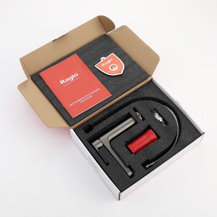 Смеситель для раковины Raglo графит R50.10.09