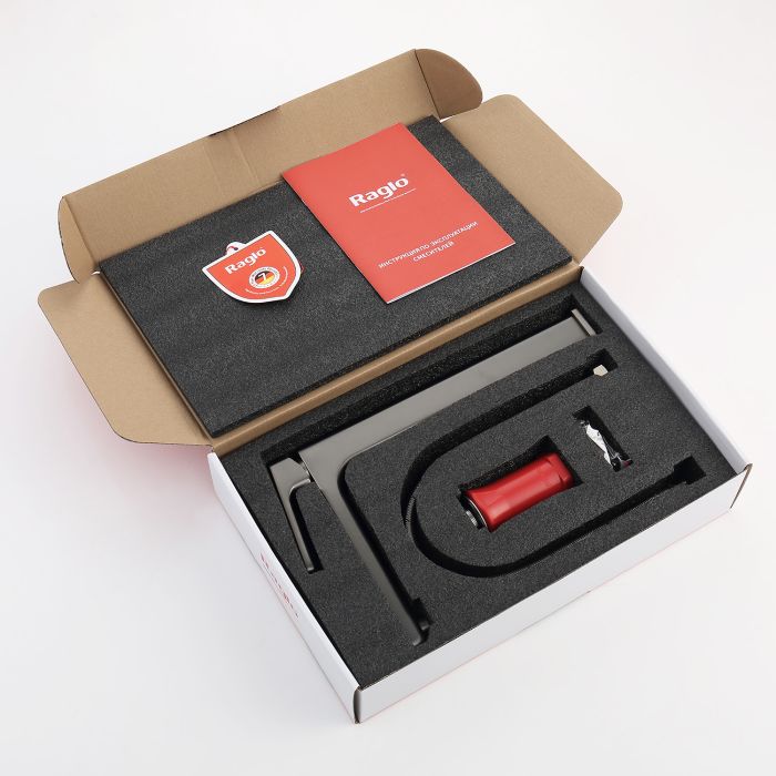 Смеситель для раковины высокий Raglo графит R51.15.09