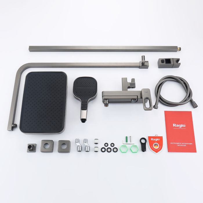 Душевая система Raglo графит R51.24.09