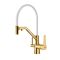 Смеситель для кухни со съемным изливом на магните и подключением фильтра питьевой воды Raglo сатин золото R80.62.03