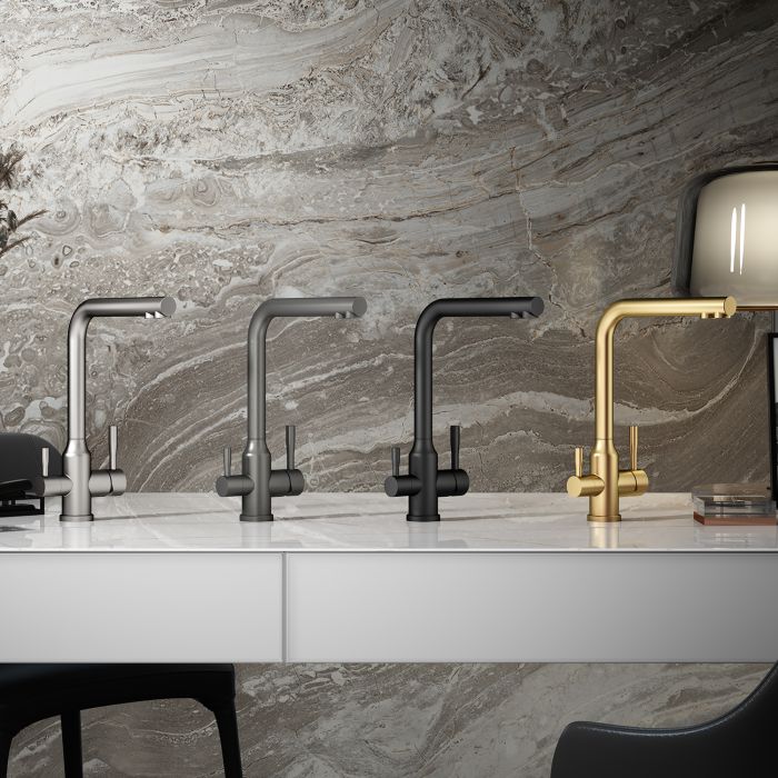 Смеситель для кухни с подключением к фильтру питьевой воды Raglo сатин R81.61.05